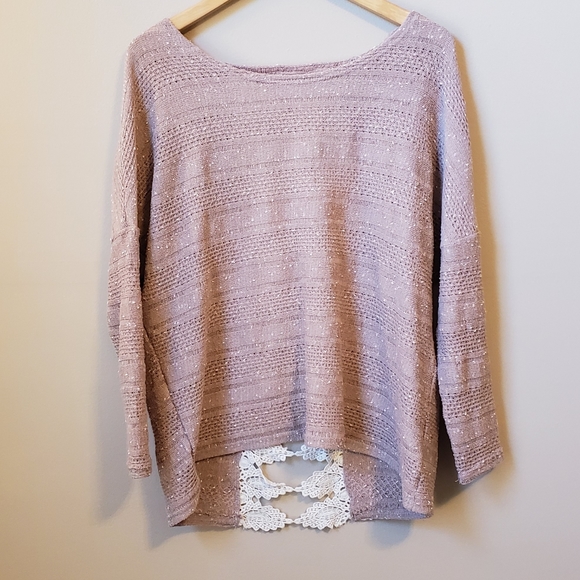 Entro crochet open back sweater - Picture 2 of 5